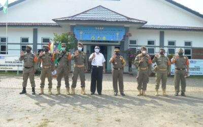 Aan Pimpin Langsung Peringatan HUT Satpol PP