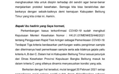 29 Orang Masih Isolasi Mandiri, 1 Orang Meninggal Dunia