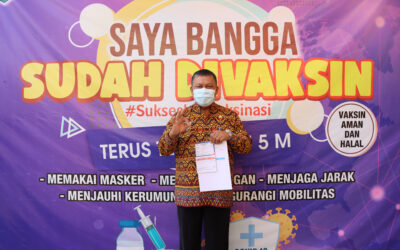 Divaksin Covid-19, Wabup Beltim “Santuy Saja”