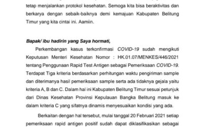 Lagi, 5 Orang Terkonfirmasi Positif COVID-19