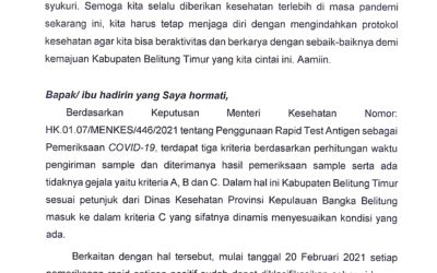12 Orang Terkonfirmasi Positif COVID-19