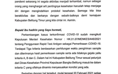 5 Orang Terkonfirmasi Positif COVID-19
