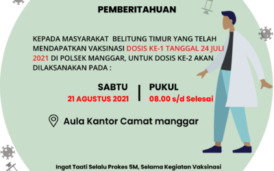 PEMBERITAHUAN VAKSINASI