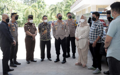 Polda Babel Tinjau Langsung Vaksinasi dan Pendistribusian BBM di Beltim