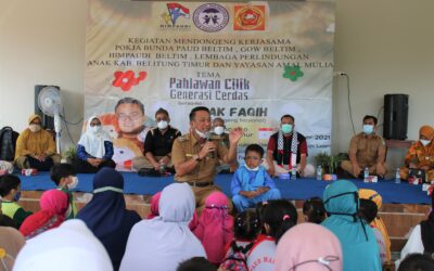 Bupati Beltim Buka Roadshow Mendongeng PAUD 2021