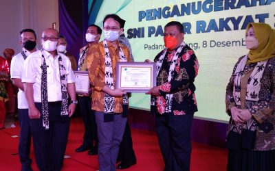 Beltim Raih Penganugerahan SNI Pasar Rakyat 2021 oleh Kementerian Perdagangan