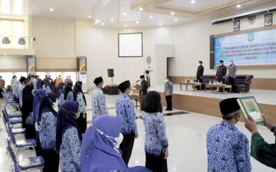 156 Pejabat Struktural Eselon IV Dilantik Menjadi Pejabat Fungsional