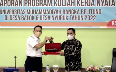 Pemaparan Hasil KKN UNMUH Babel dan UMP, Ini Tanggapan Bupati Beltim