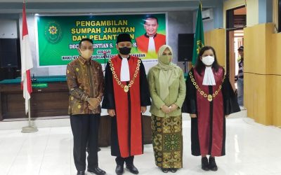 Bupati Beltim Hadiri Pelantikan Wakil Ketua Pengadilan Negeri Tanjungpandan