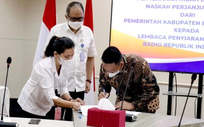 Pemkab Beltim Hibahkan Lahan untuk Pembangunan Studio Penyiaran RRI