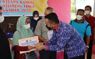 Bupati Beltim Buka Penyaluran BLT Desa Mentawak, Ada 97 Penerima Manfaat
