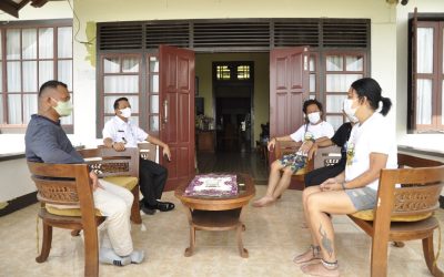 Musisi Melanie Audensi ke Bupati Beltim