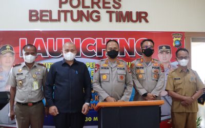 Polres Beltim Luncurkan Website Aplikasi Pelayanan Publik dan SKCK Online