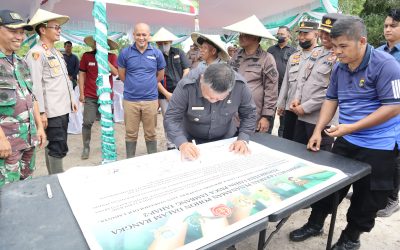 Peduli Penghijauan, Polres Belitung Timur Tanam 3000 Pohon