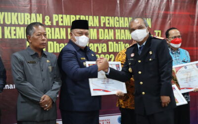 Pemkab Beltim Raih Penghargaan dari Kanwil Kemenkumham Babel