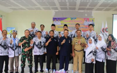 PC PGRI Gantung Sampaikan Rekomendasi LBG Pada Bupati Beltim