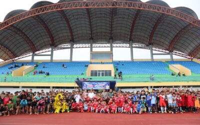 Ratusan Atlet Muda Ikut Festival Sepak Bola U-12
