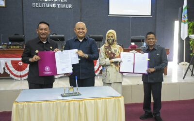 Seluruh Fraksi di DPRD Kabupaten Beltim Setujui Raperda APBD 2023