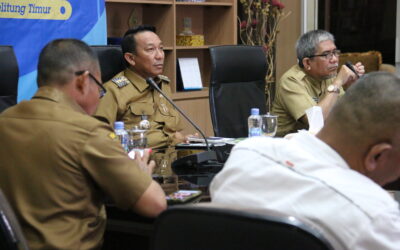 Pemkab Beltim Ikuti Rakor Pengendalian Inflasi Daerah Secara Daring