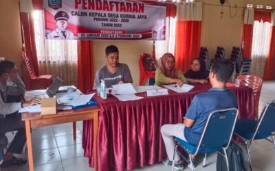 Baru Tiga Balon Kades Sampaikan Berkas Persyaratan