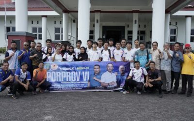 Tingkatkan Semangat, Kontingen Poprov Beltim Kumpul Bersama