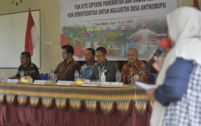 KPK Gelar Bimtek Program Desa Anti Korupsi Di Desa Mekar Jaya