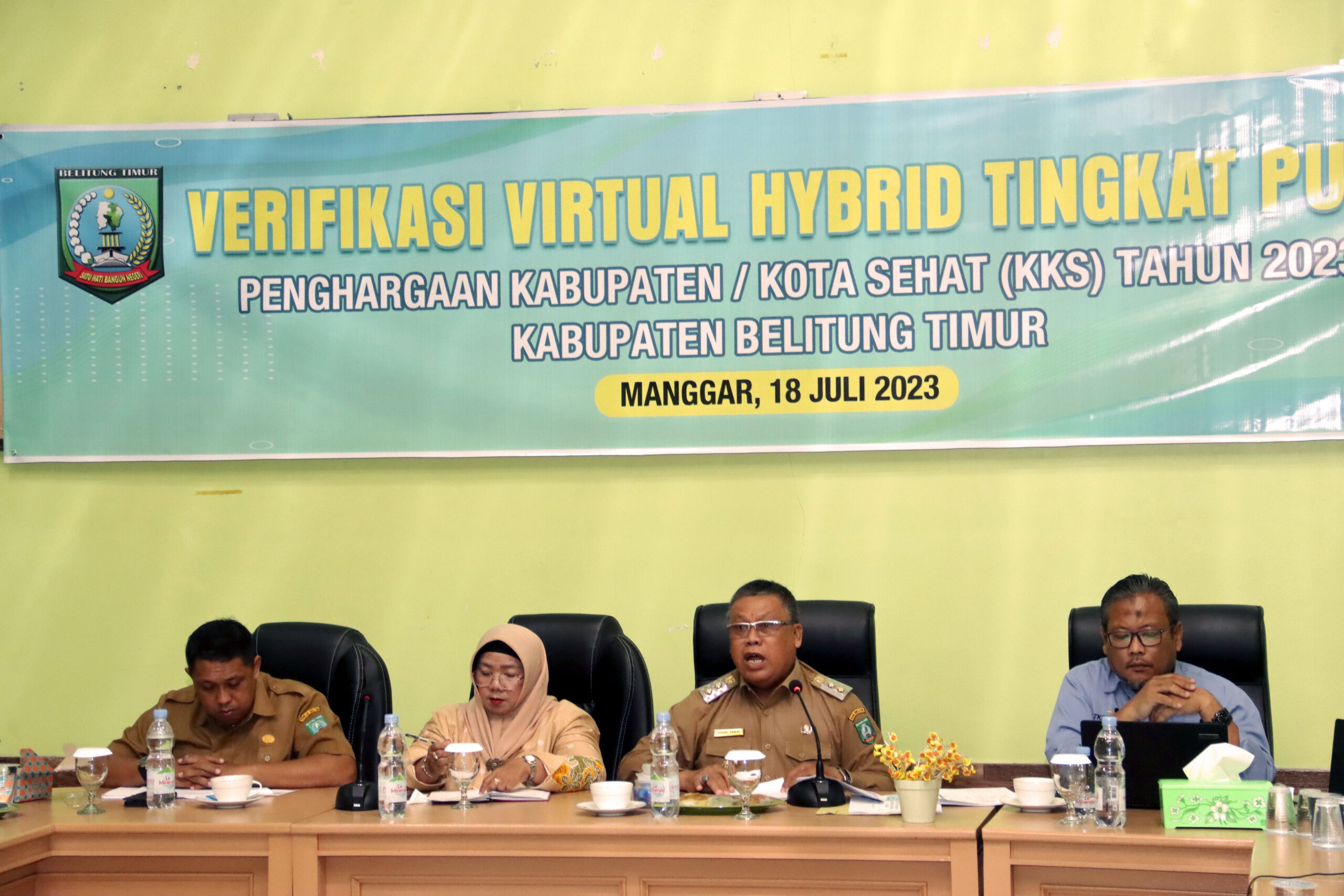 Hadiri Verifikasi Virtual Penghargaan KKS, Wabup Khairil Optimis Akan Dapat Hasil Terbaik