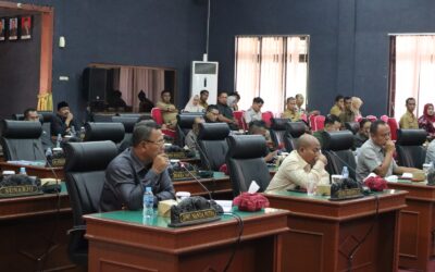 Bupati Beltim Sampaikan Jawaban Atas Pandangan Umum Fraksi