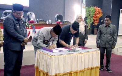 Bupati Beltim Hadiri Paripurna Pendapat Akhir Fraksi DPRD Beltim Terhadap 2 Raperda