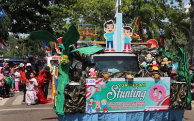Ribuan Warga Beltim Antusias Menonton Pawai Pembangunan