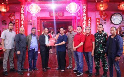 Sembahyang Rebut, Bupati Beltim dan Forkopimda Kunjungi Kelenteng Dharma Suci Manggar