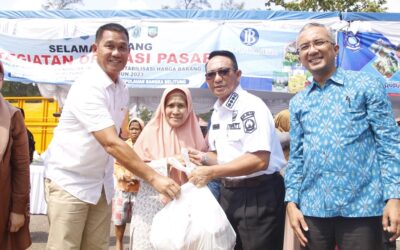 Warga Serbu Operasi Pasar Murah Pemprov babel