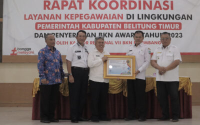 Pemkab Beltim Raih Anugerah BKN Award 2023