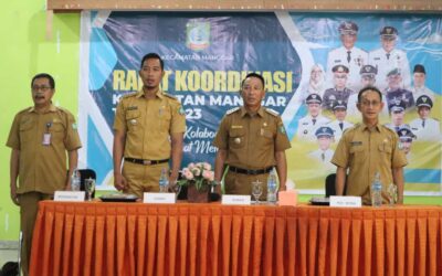 Rakor Kecamatan Manggar, Bahas Isu Strategis