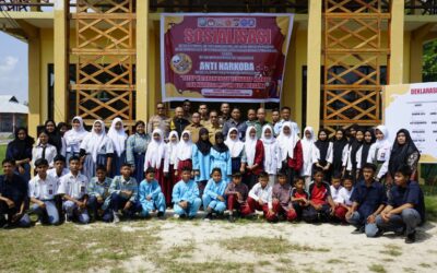 Sosialisasi P4GN Digelar di Kampung Tangguh Anti Narkoba Desa Baru