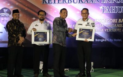 Kabupaten Beltim Raih Predikat Tertinggi Keterbukaan Informasi