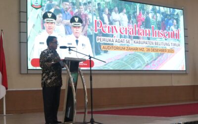 Pemkab Beltim Salurkan Rp534 Juta untuk Pemuka Adat