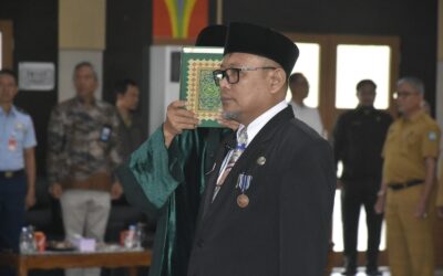 Bupati Beltim Lantik Mathur Sebagai Sekda