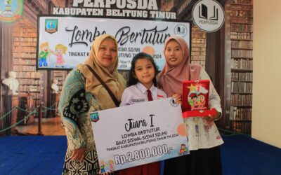 Faiza Akan Wakili Kabupaten Beltim Ikuti Lomba Bertutur Tingkat Provinsi