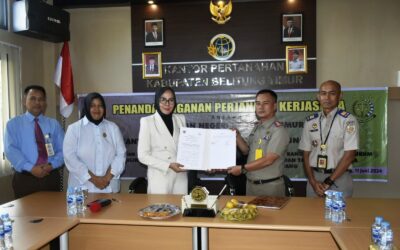 Kejari Beltim dan BPN Teken MoU