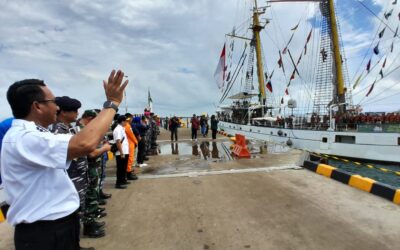 Rasa Bangga dan Haru, KRI Dewaruci Tinggalkan Beltim