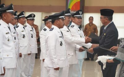 39 Kades dan 218 BPD Di Kabupaten Beltim Dikukuhkan