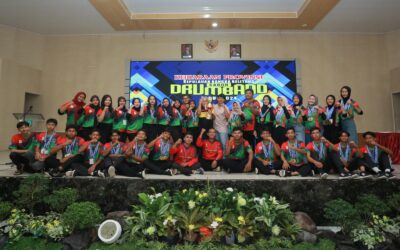 Atlet Drumband Beltim Sabet 3 Emas Kejurprov Drumband Senior Babel