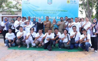 KadiskominfoSP Beltim Hadiri Acara Penyerahan TJSL PLN Icon Plus