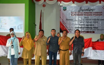 Sekcam Kelapa Kampit Optimis Tingkat Partisipasi Pemilih Meningkat