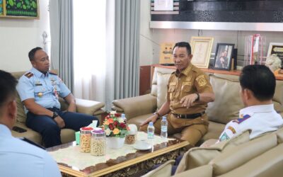 Kunjungan Kerja Danlanud HAS Hanandjoeddin