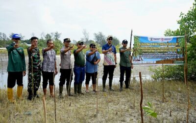 Tanam 2.000 Bibit Mangrove, Pemkab Beltim Dukung Gerakan Rindu Pantai Asri Jilid 5