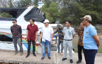 Tim Konsultan Kemenhub RI Kunjungi Pelabuhan ASDP Manggar