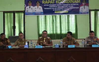 Kecamatan Damar Gelar Rakor Isu Strategis