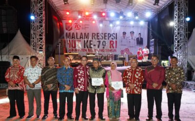 Malam Resepsi Kenegaraan, Bupati Beltim Ajak Masyarakat untuk Memaknai Kemerdekaan